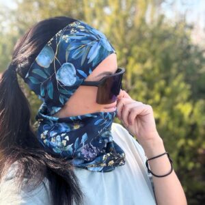 Nákrčník MODRÝ EUKALYPTUS